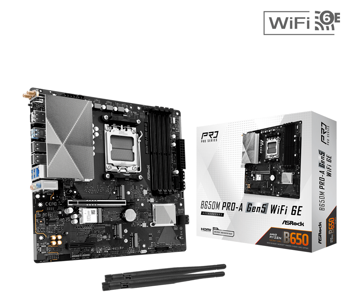 B650M Pro-A Gen5 WiFi 6E Photos